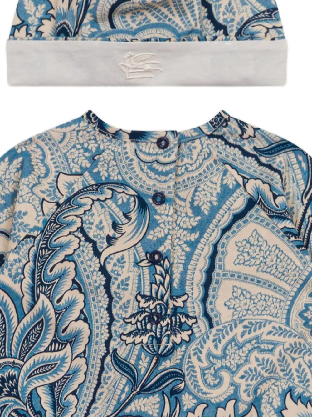 ETRO KIDS paisley-print babygrow hat set | Babygrow Sets | Image 2