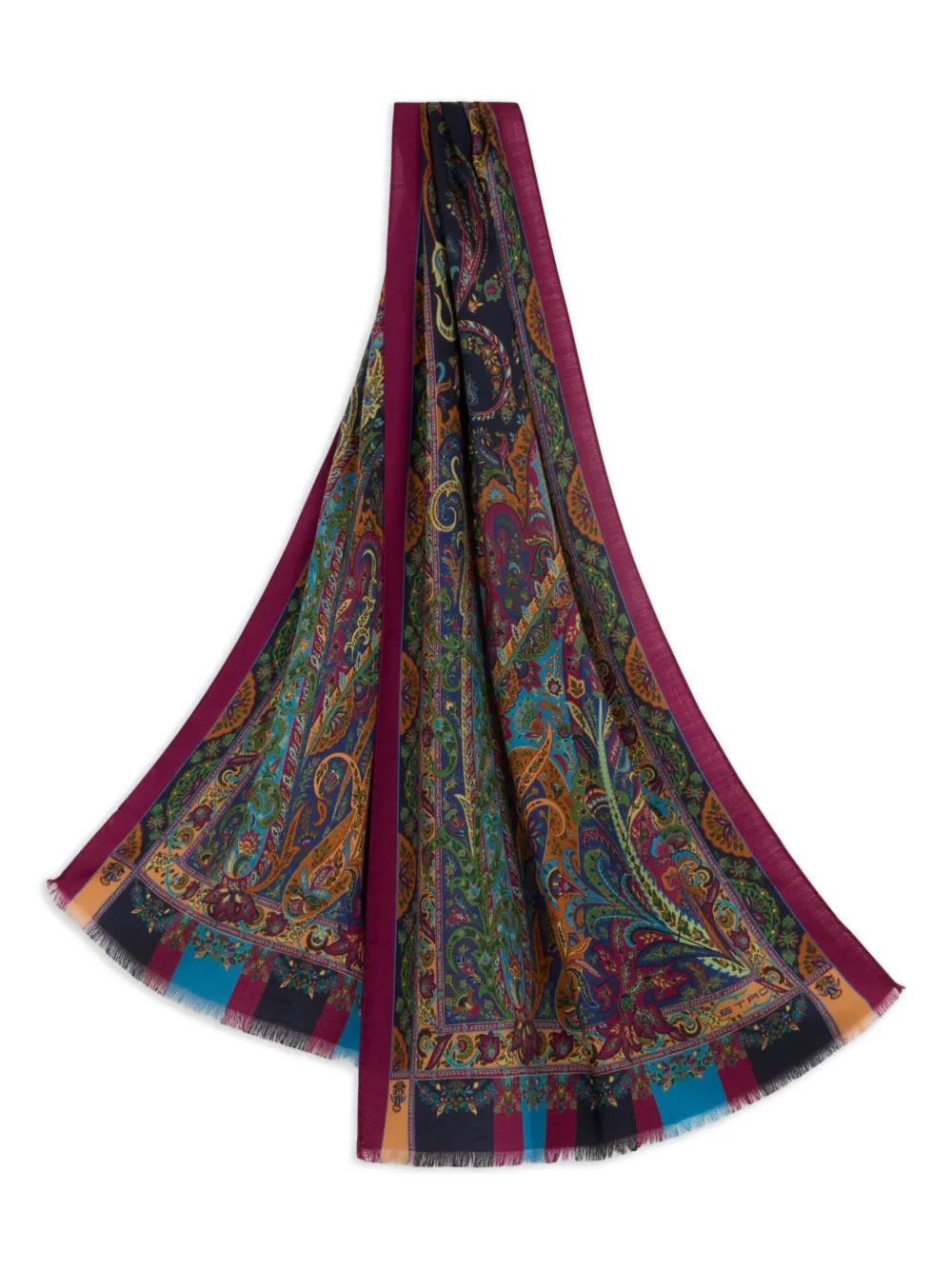 ETRO paisley-jacquard scarf | Red | Image 1