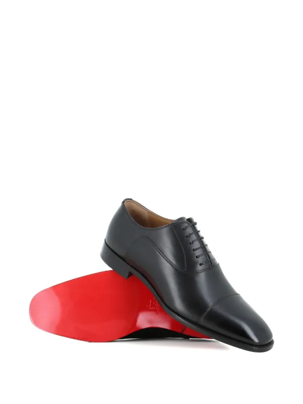 Christian Louboutin Sapato Oxford De Couro Preto FARFETCH BR