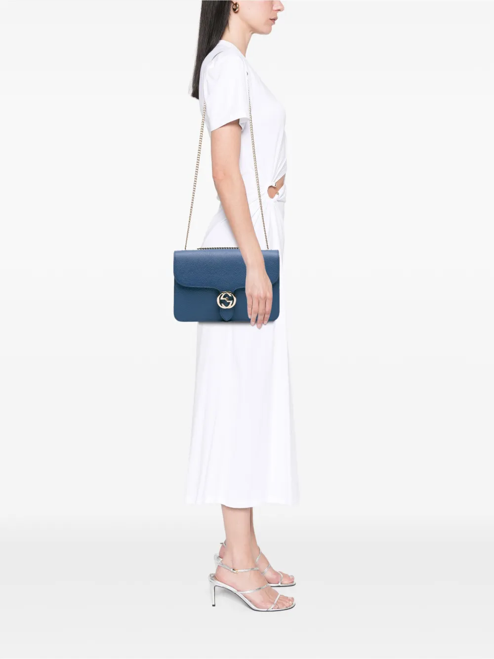 Gucci Pre-Owned 2016-2025 Medium Dollar Calfskin Interlocking G crossbody bag | Pre-Owned | Image 2