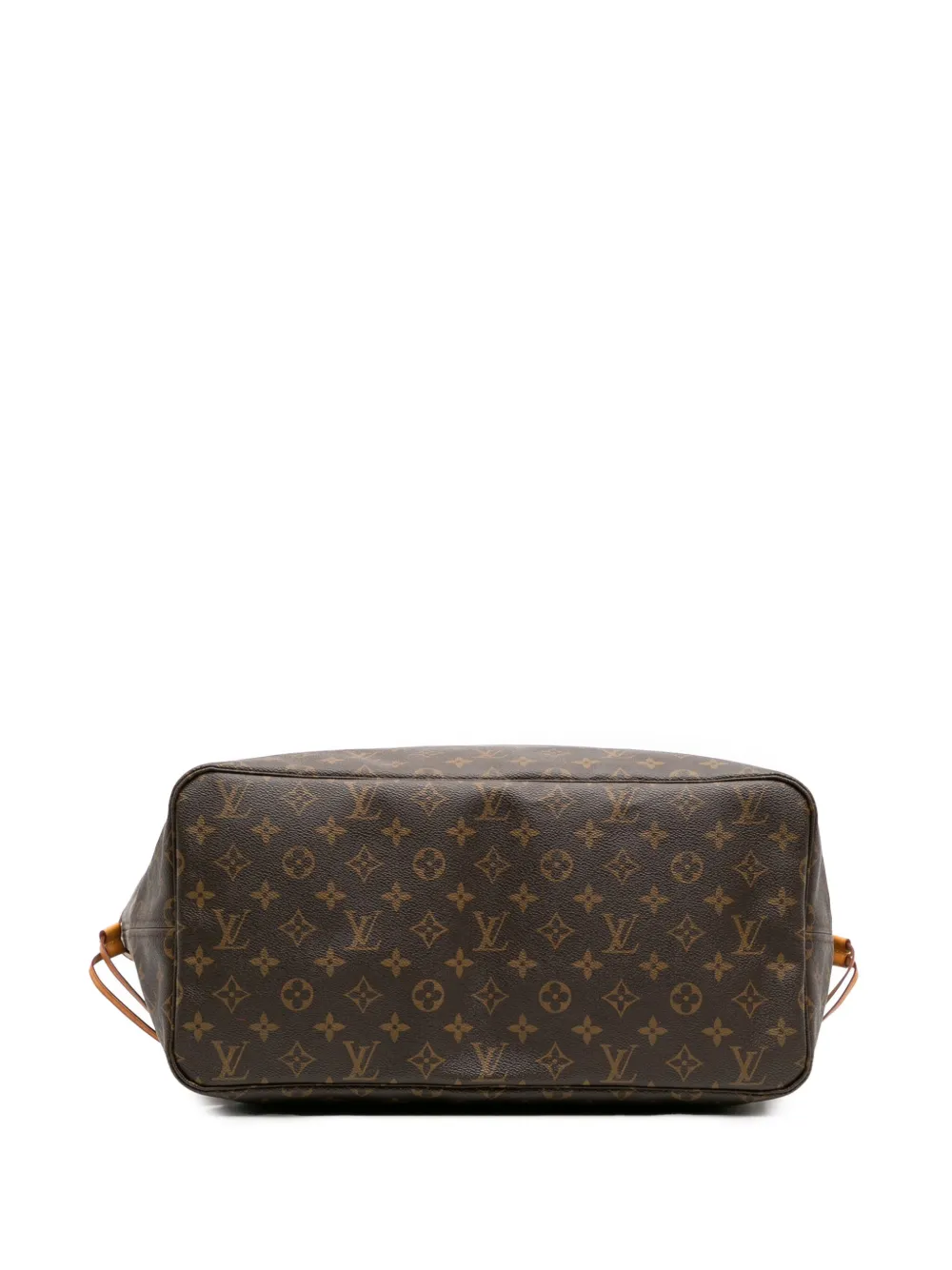 Pre-owned Louis Vuitton 2012 Monogram Neverfull Gm Tote Bag In Brown