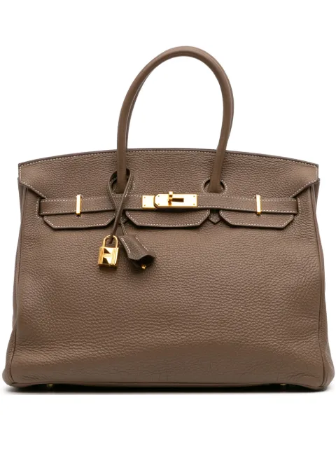 Hermès Pre-Owned 2018 Togo Birkin Retourne 35 handbag