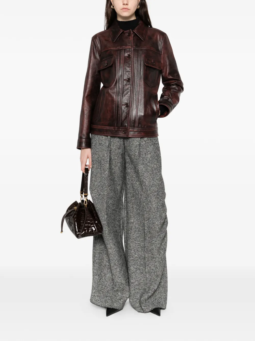 Dolce & Gabbana Jack met klepzak Bruin