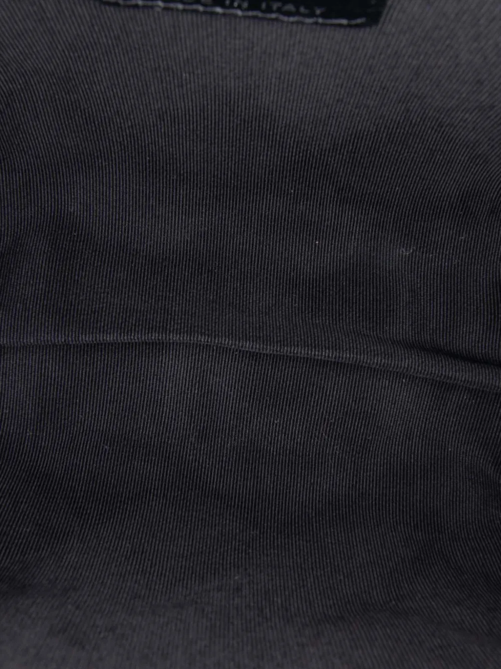 Pre-owned Chanel 2010-2011 Cc Quilted Patent Cosmetic Pouch In Black
