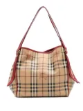 Burberry Pre-Owned 2000-2017 Small Haymarket Check Coated Canvas Canterbury tote bag - Brown