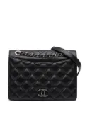 CHANEL Pre-Owned 2016-2017 Medium Quilted Lambskin Ballerine Flap crossbody bag - Black