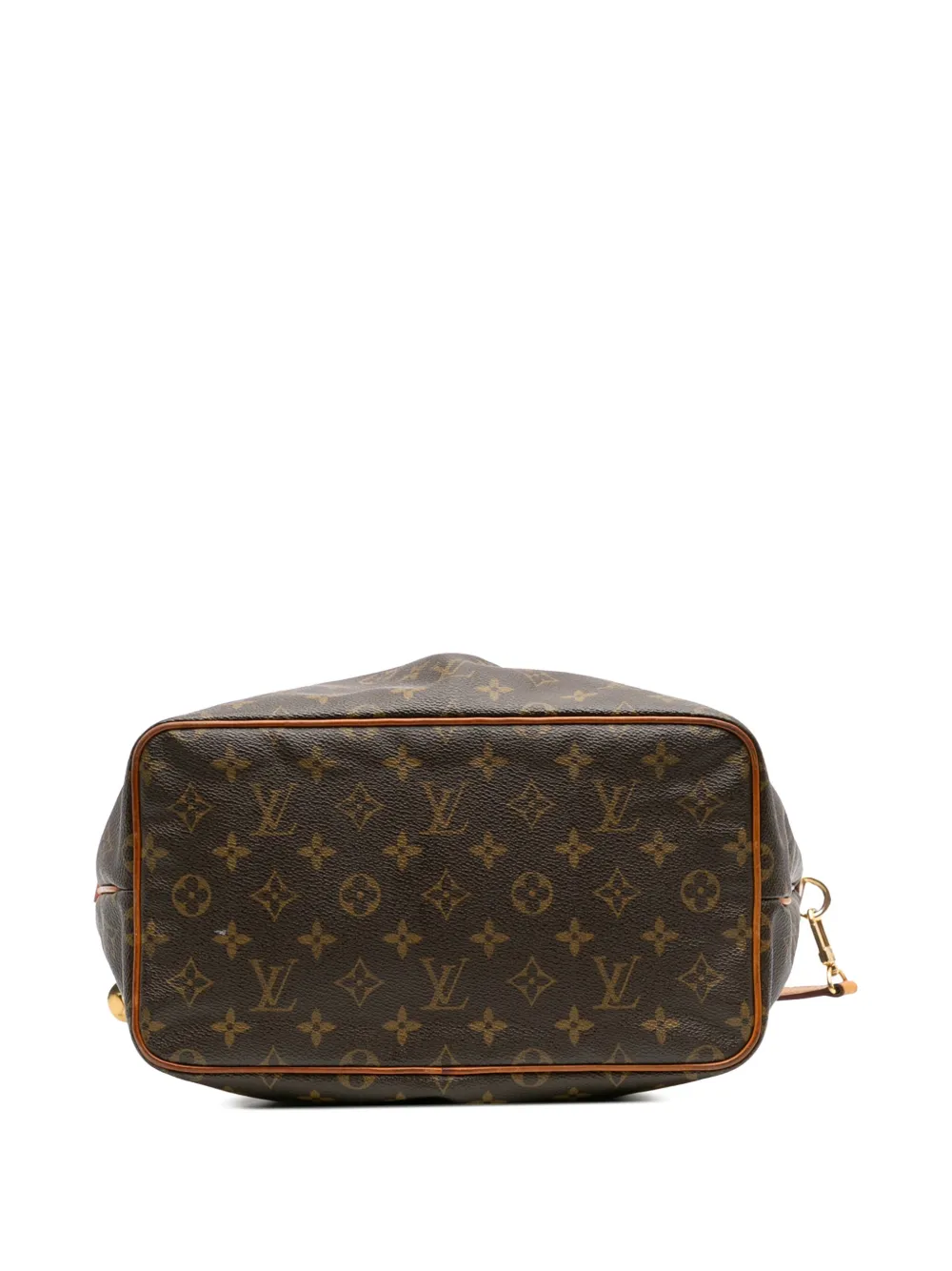 Pre-owned Louis Vuitton 2010 Monogram Palermo Pm Satchel In Brown