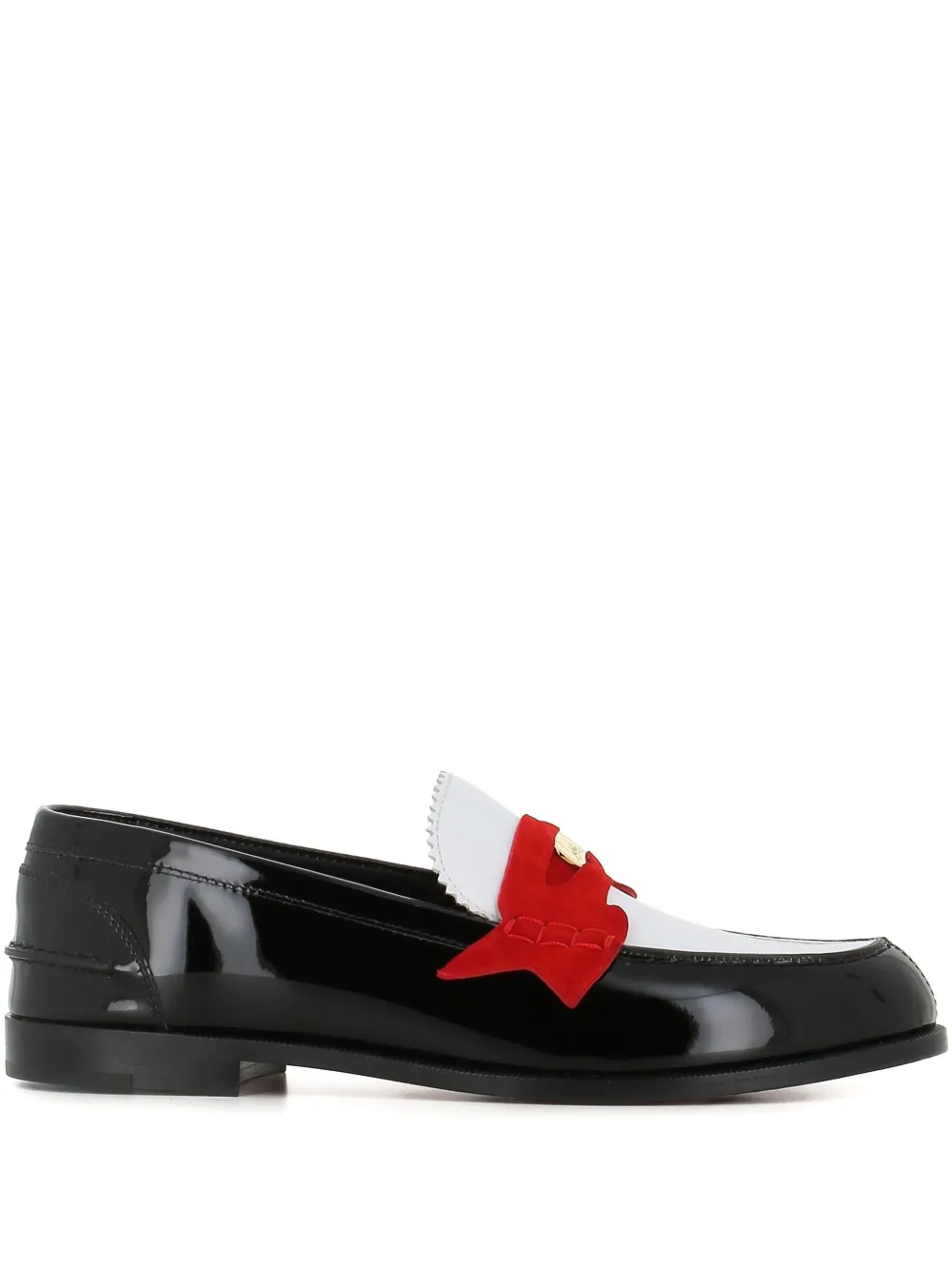 Christian Louboutin Penny Donna patent leather loafers | Black | Image 1
