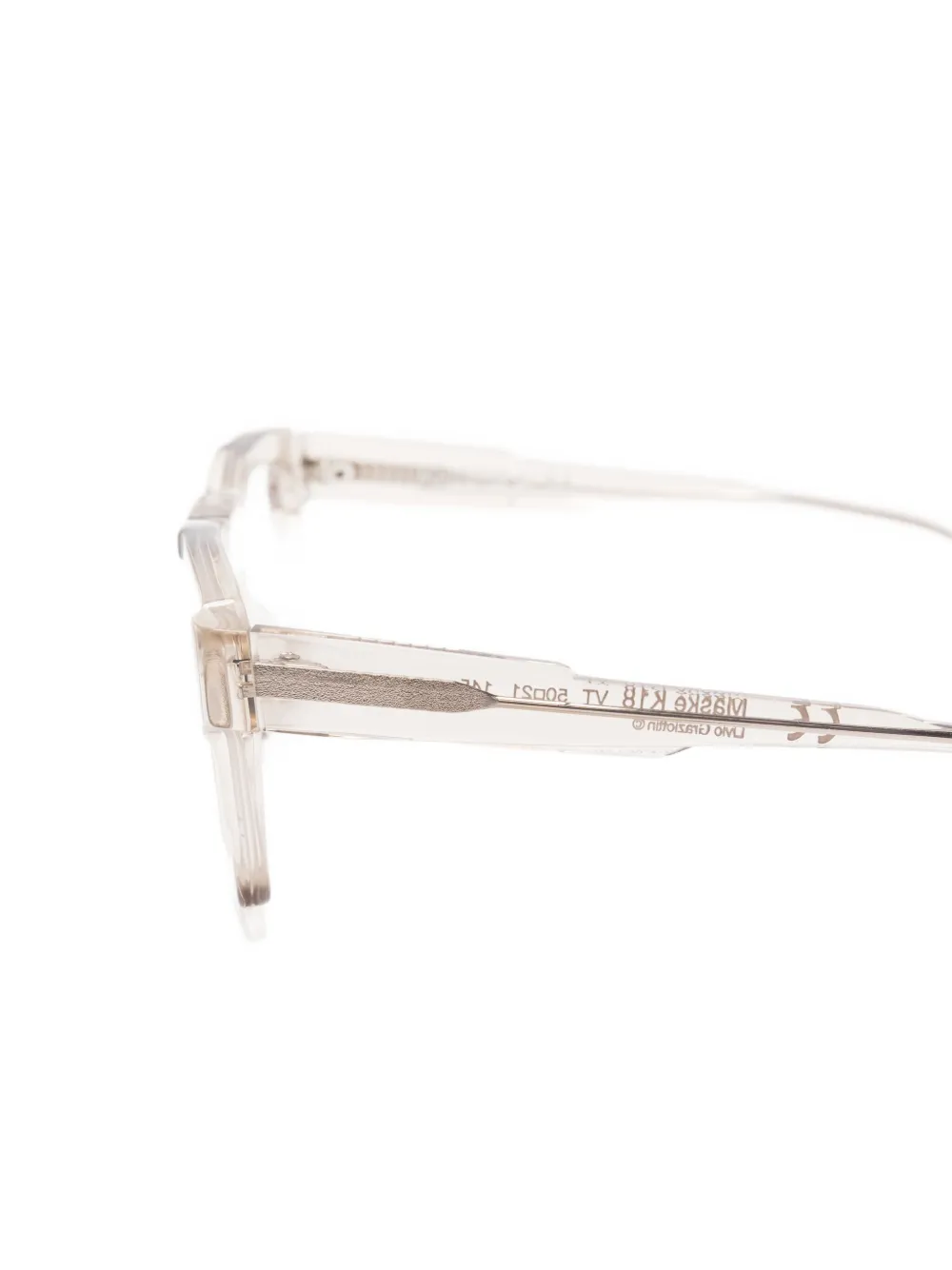 Kuboraum K18 bril met rechthoekig montuur Wit