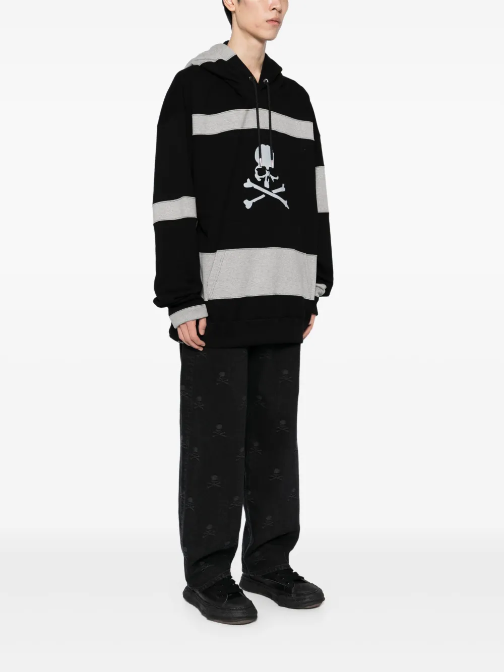 Mastermind Japan Hoodie met logoprint Zwart