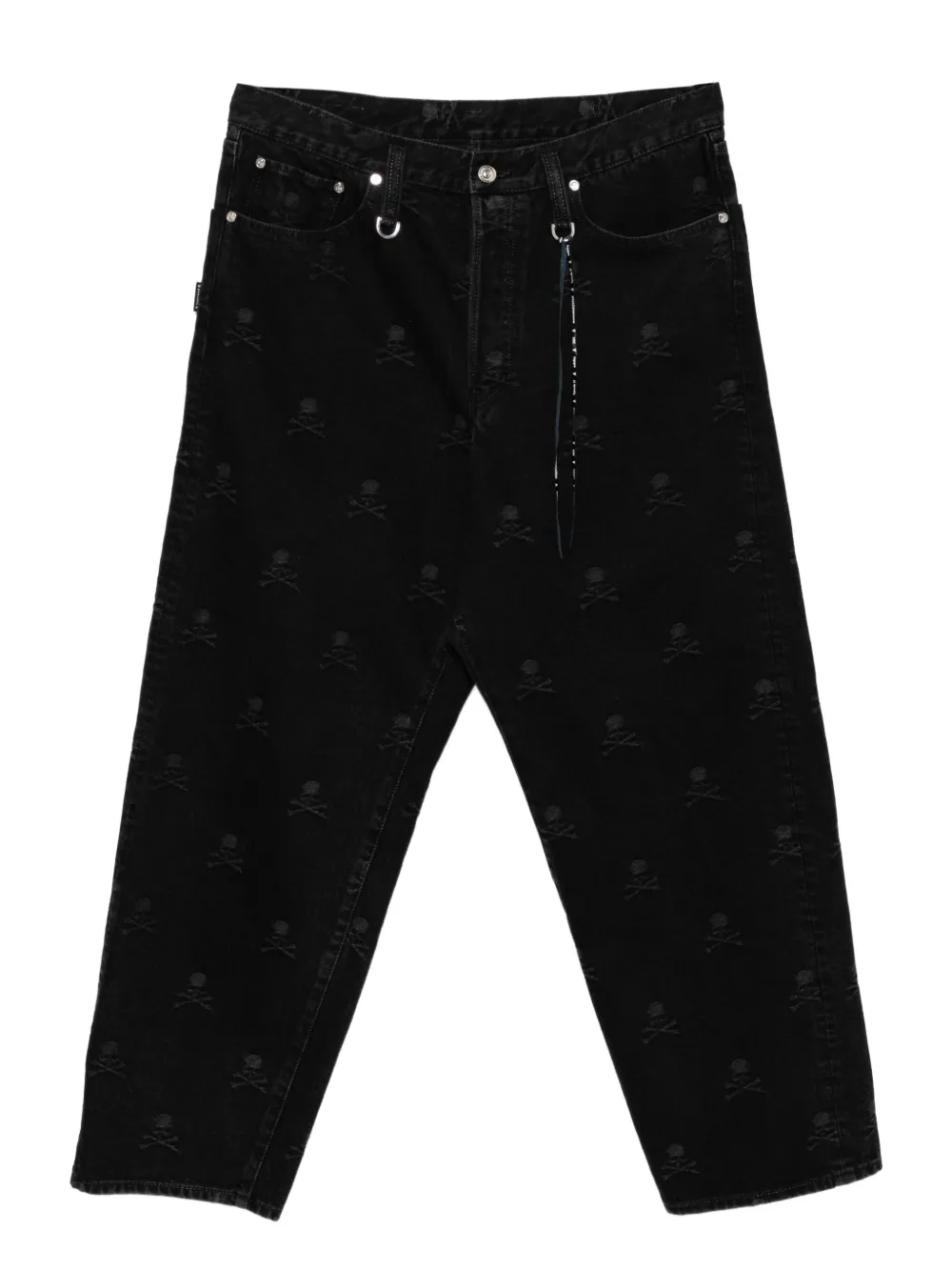 Mastermind Japan logo-embroidered jeans | Black | Image 1