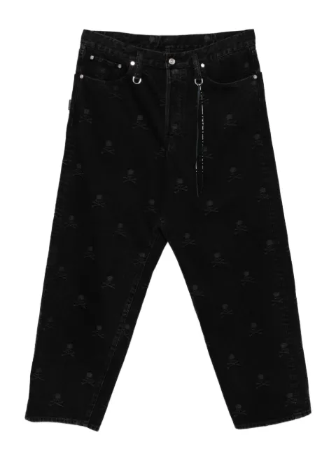 Mastermind Japan logo-embroidered jeans