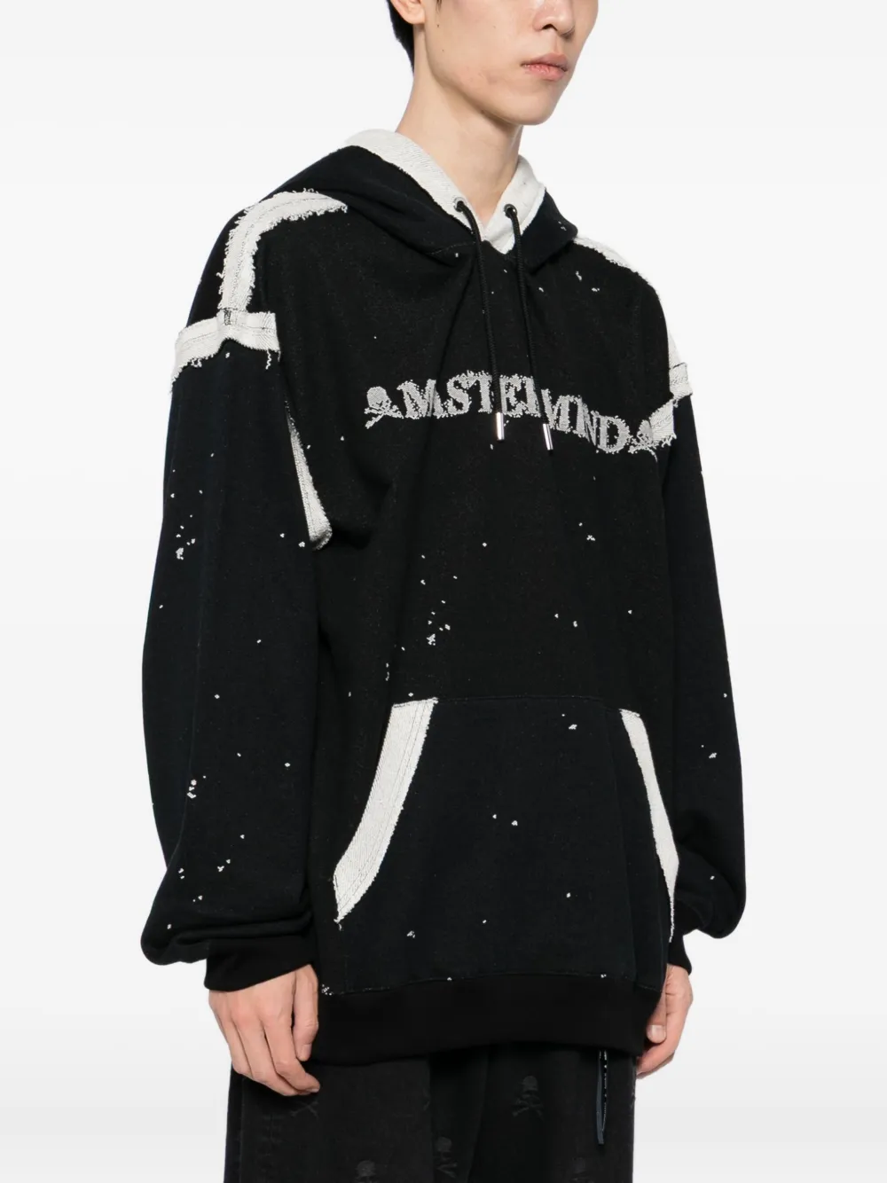 Mastermind World Hoodie met logoprint Zwart