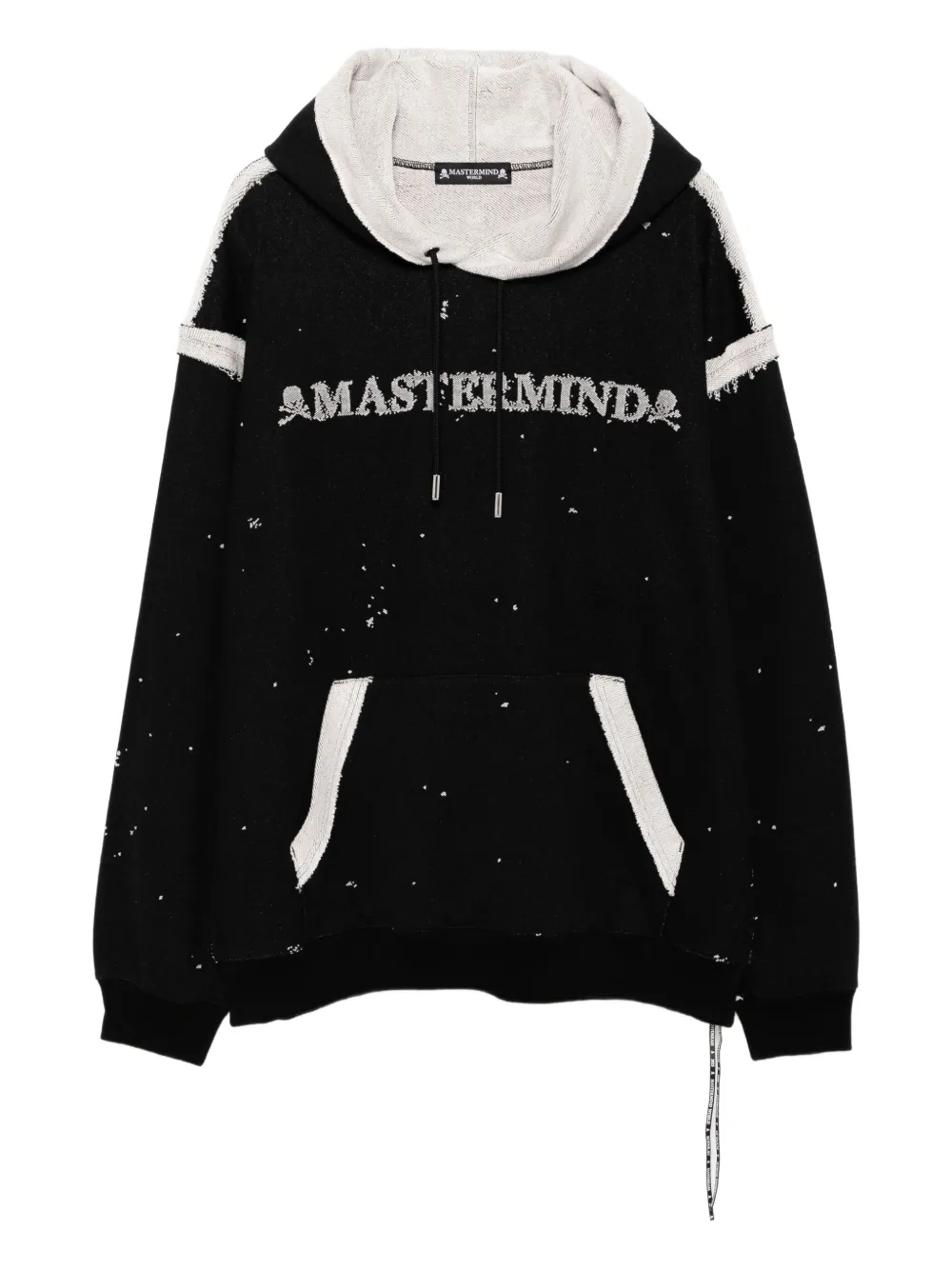 Mastermind World logo-print hoodie - ブラック Mastermind World logo-print hoodie - ブラック