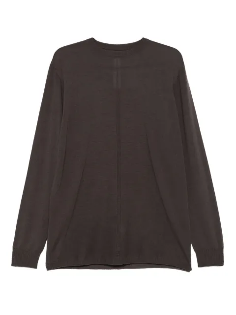 Rick Owens metallic-detail crew-neck sweater