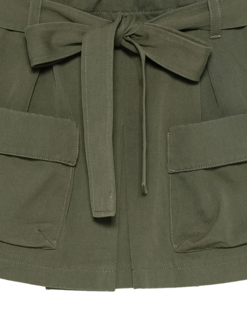 Pre-owned Valentino Cotton Blend Shorts In Green