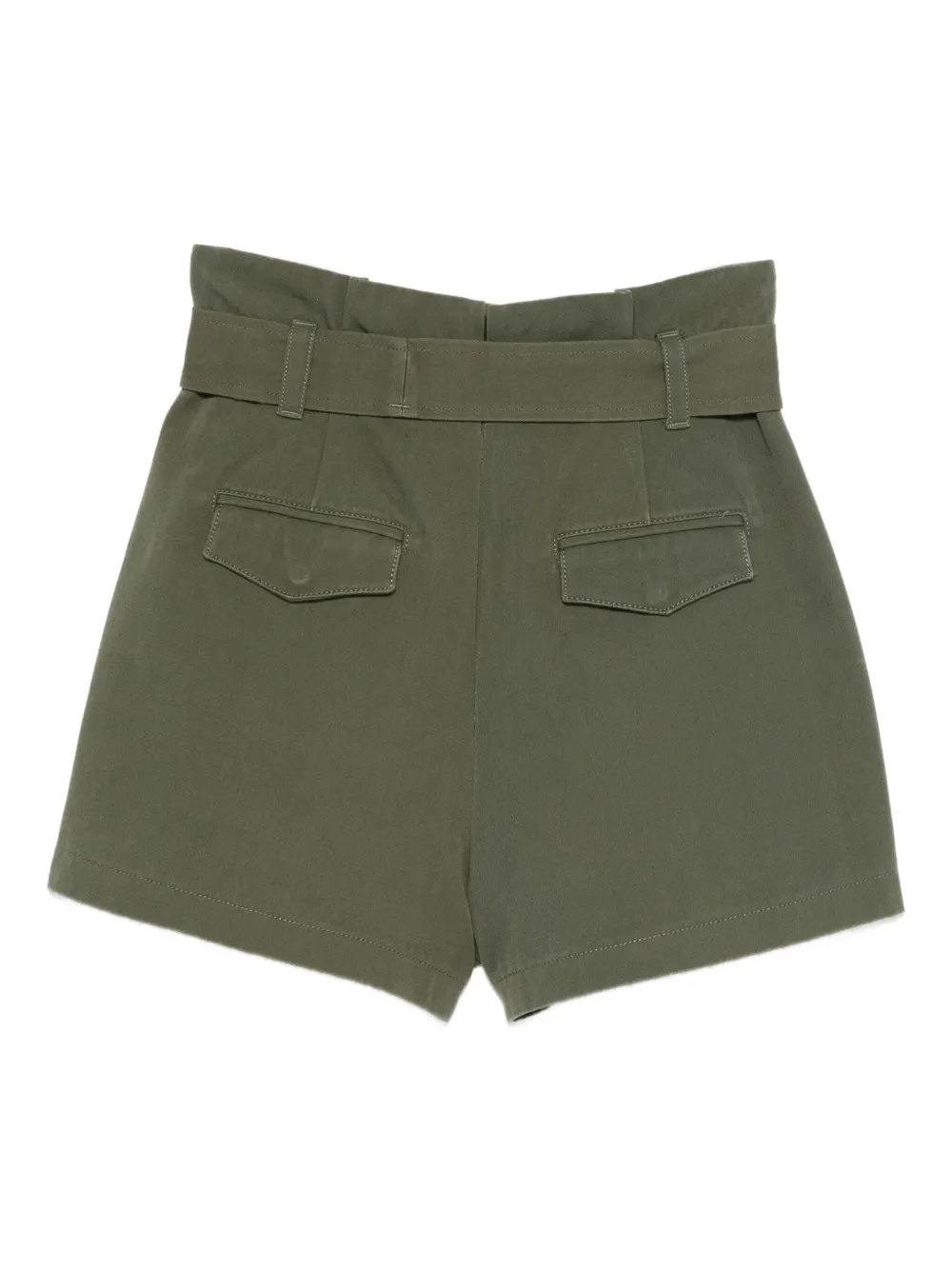 Valentino Garavani Pre-Owned Shorts van katoenblend - Groen
