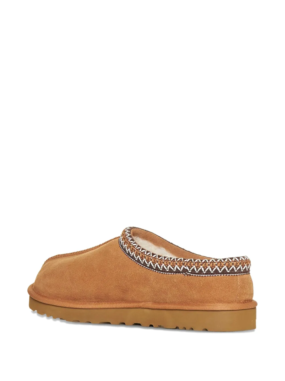 UGG suede stitched slippers Brown