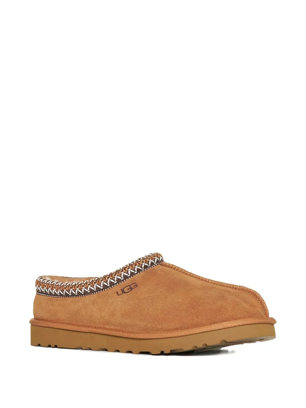 UGG suede stitched slippers Brown