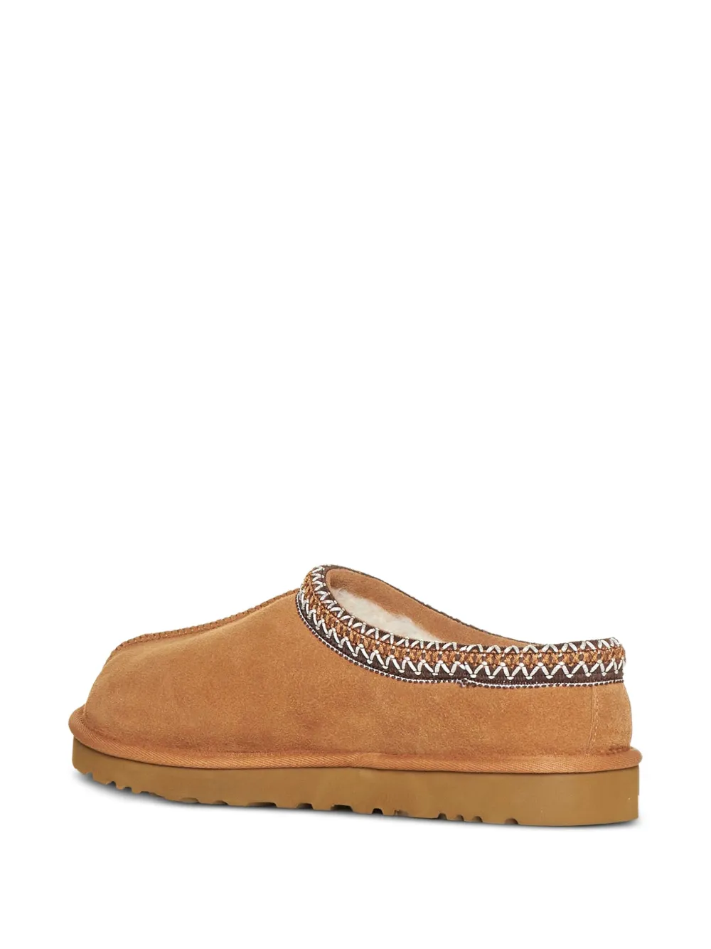 UGG Suède slippers met stiksels Bruin