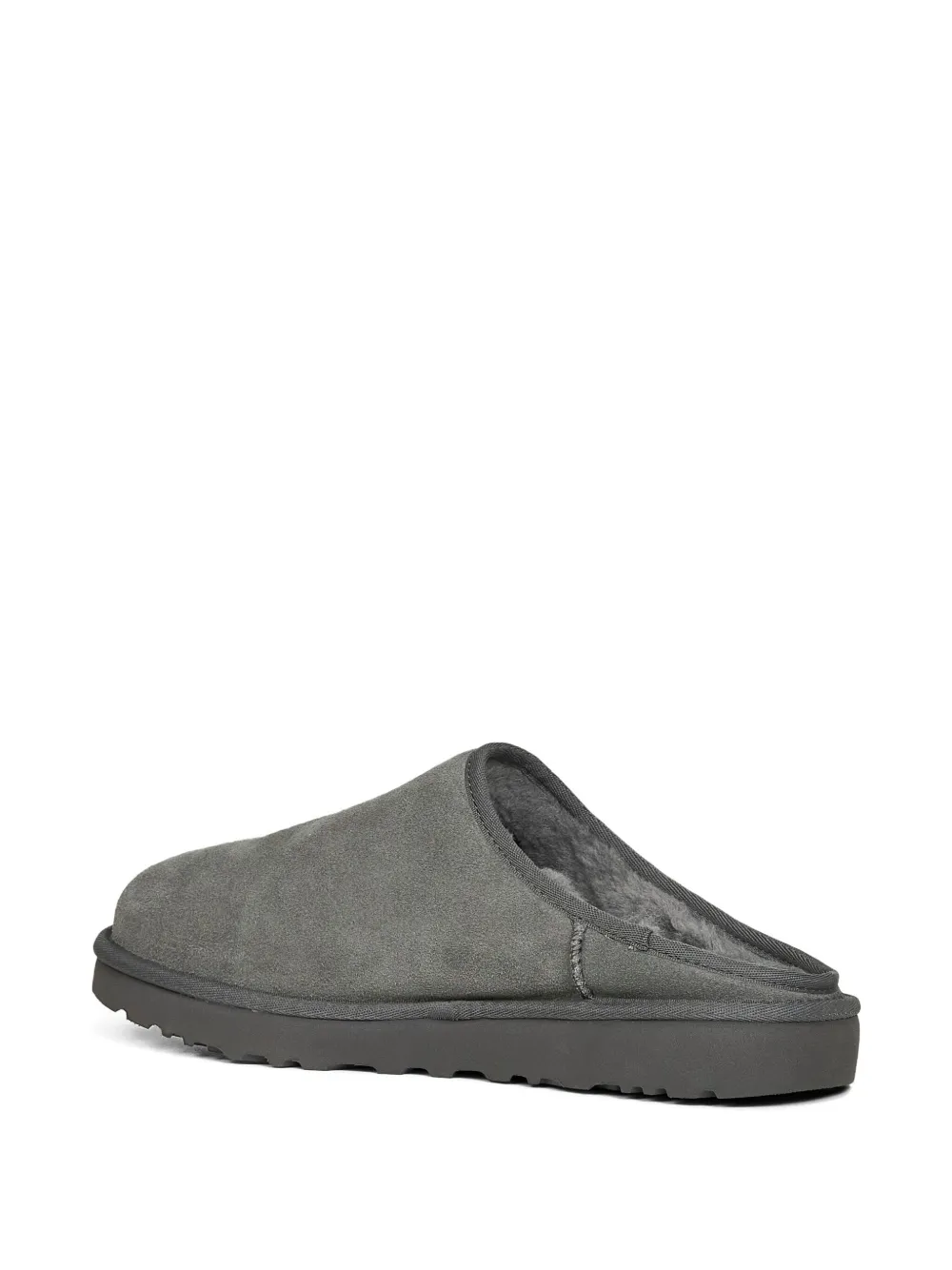 UGG suede slip-on slippers Grey