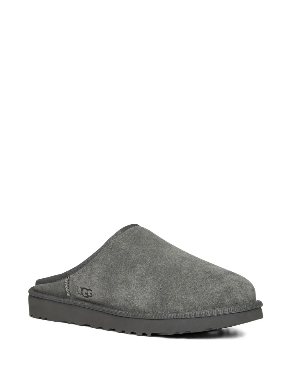 UGG suede slip-on slippers Grey