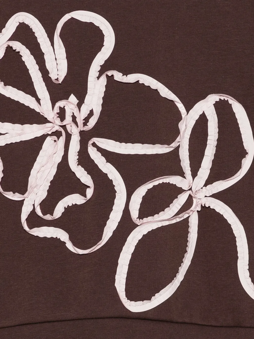 Il Gufo Flower-appliqué Tracksuit Set In Brown