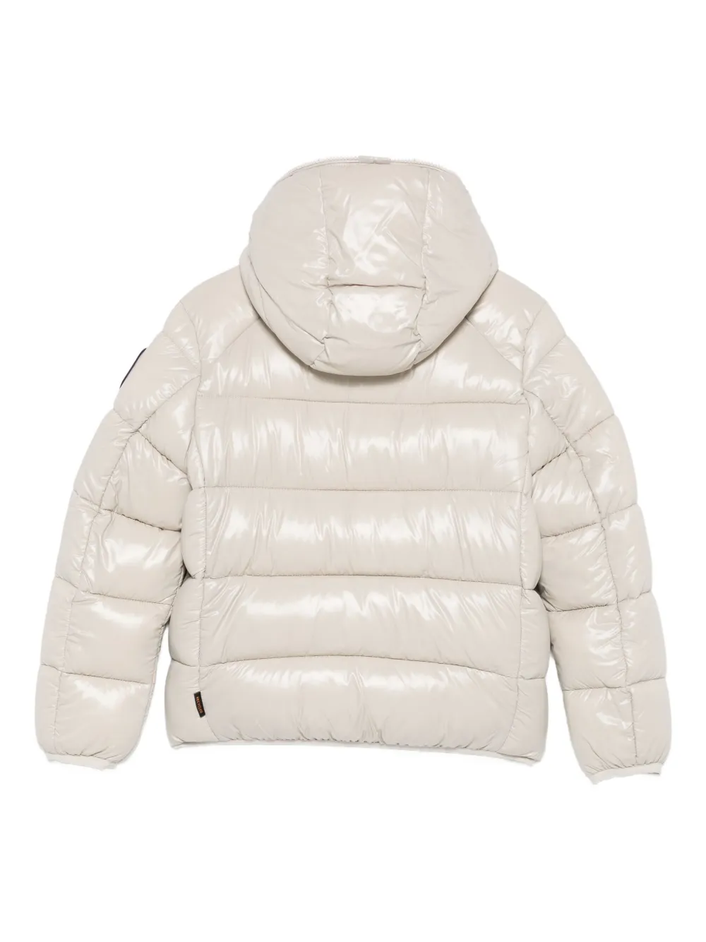 Save The Duck Kids hooded puffer jacket Beige