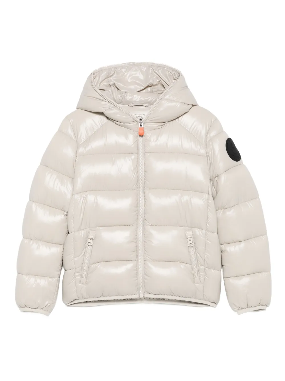 Save The Duck Kids Donsjack met capuchon Beige