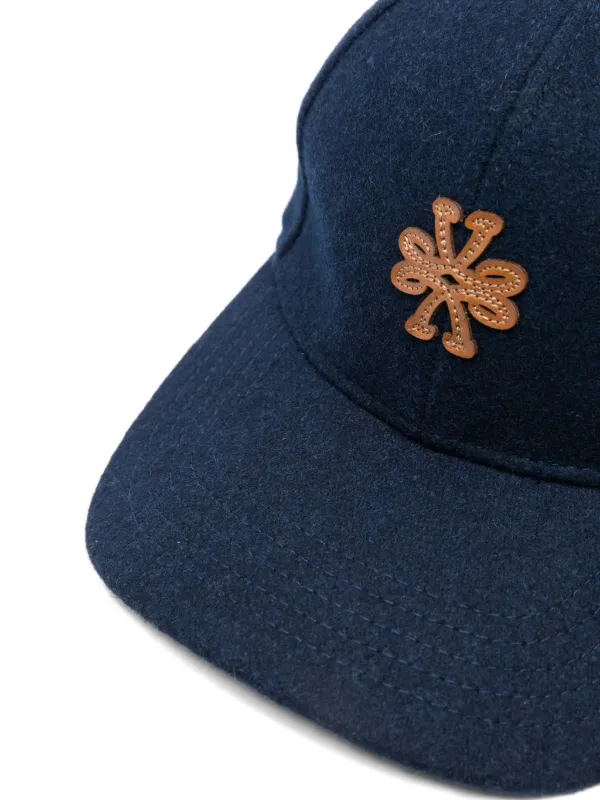 Jacob Cohën Logo Embellished Baseball Cap Hat | Blue | FARFETCH display picture 3