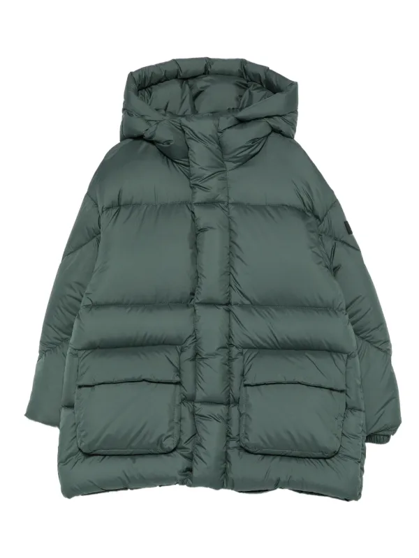 Il Gufo フーデッド パデッドコート | グリーン | FARFETCH JP