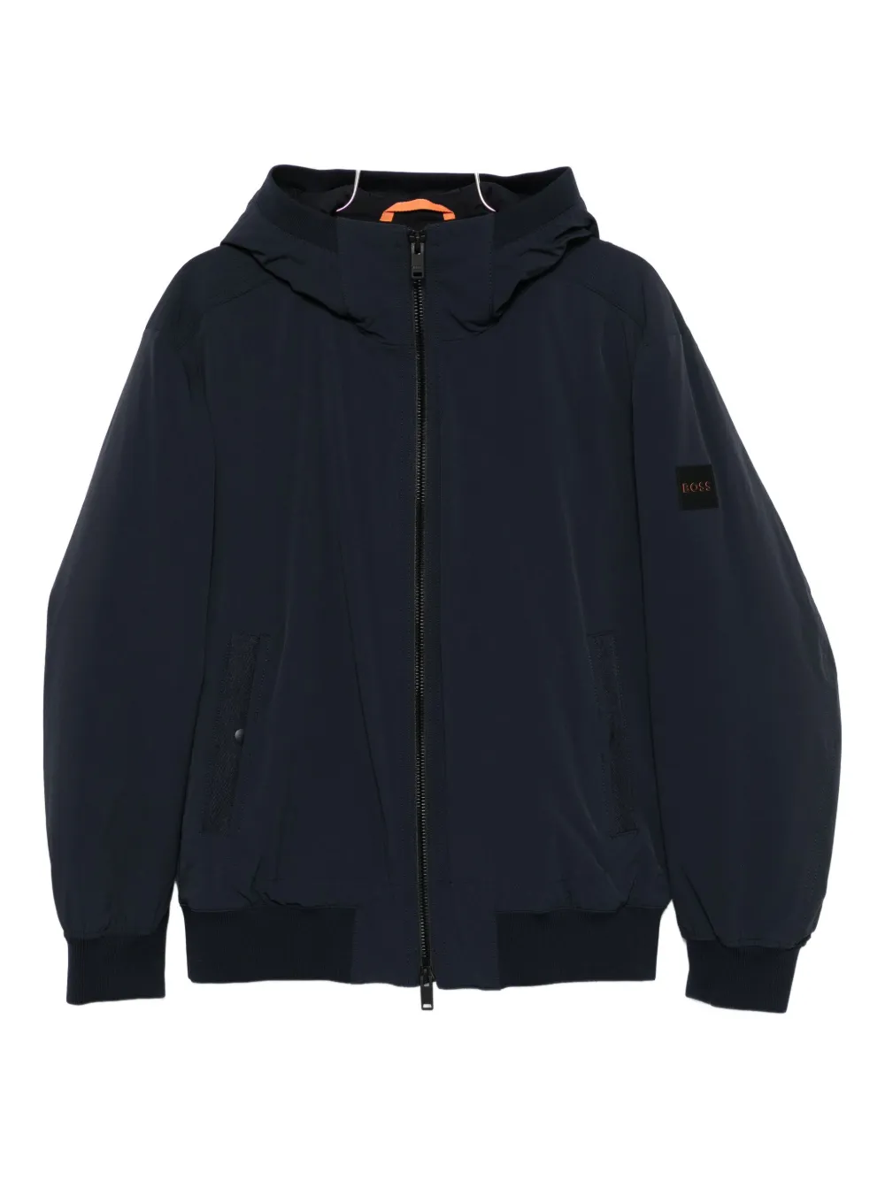 BOSS Piumino con applicazione - Blu