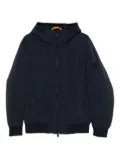 BOSS logo-patch padded jacket - Blue