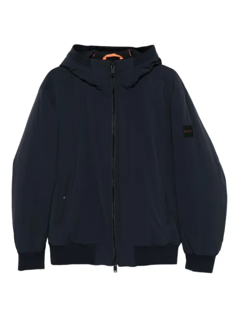 BOSS logo-patch padded jacket