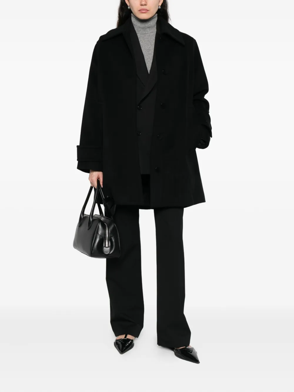 JOSEPH buttoned single-breasted coat | Single Breasted Coats | Image 2