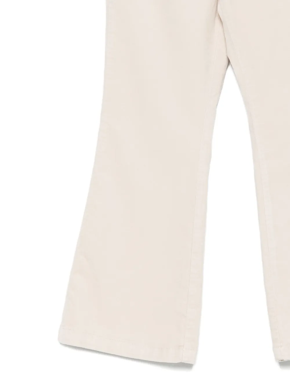 Il Gufo Elasticated-waist Flared Trousers In Neutral