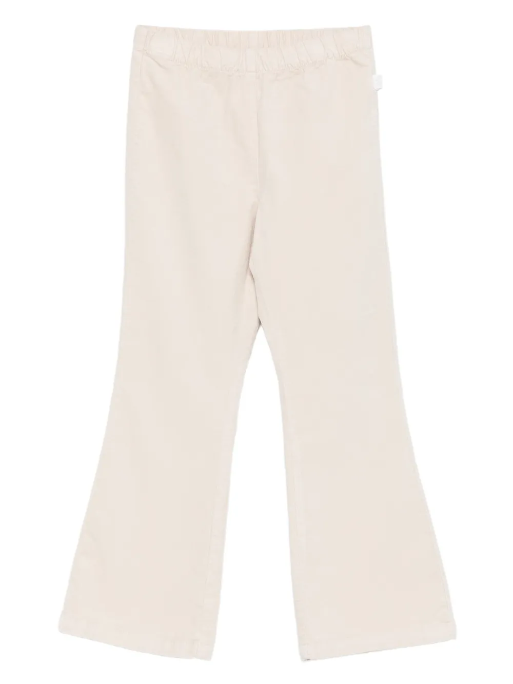 Il Gufo elasticated-waist flared trousers | Neutrals | Image 1