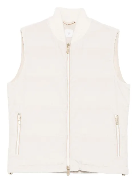 Eleventy corduroy zip-front gilet