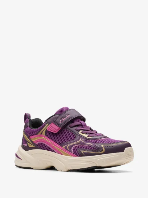 Clarks Kids Crafton Move touch-strap sneakers