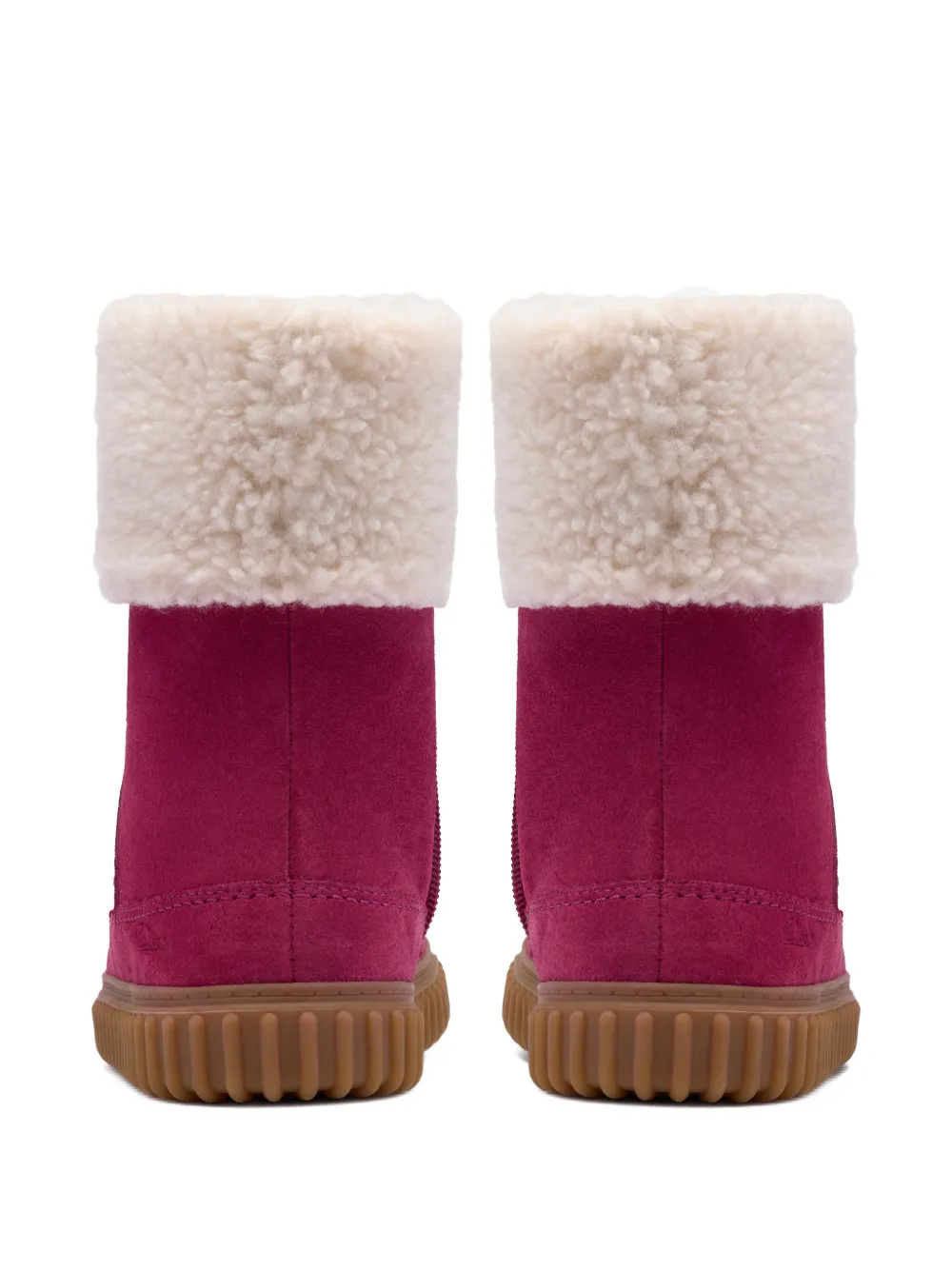 Clarks Kids Cove Snug suède laarzen Roze