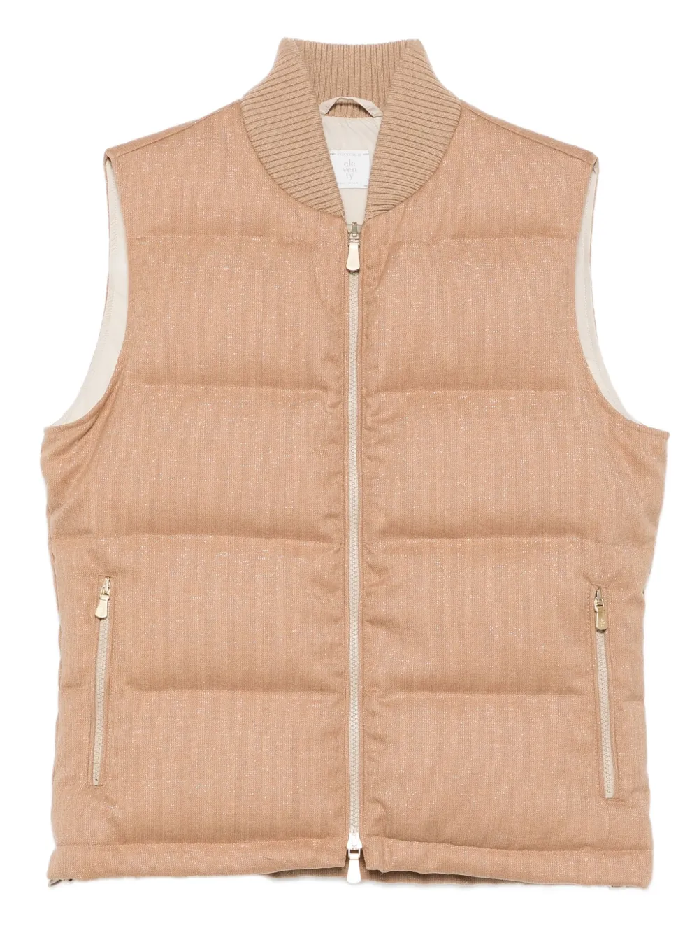 Eleventy quilted gilet | Neutrals | Image 1