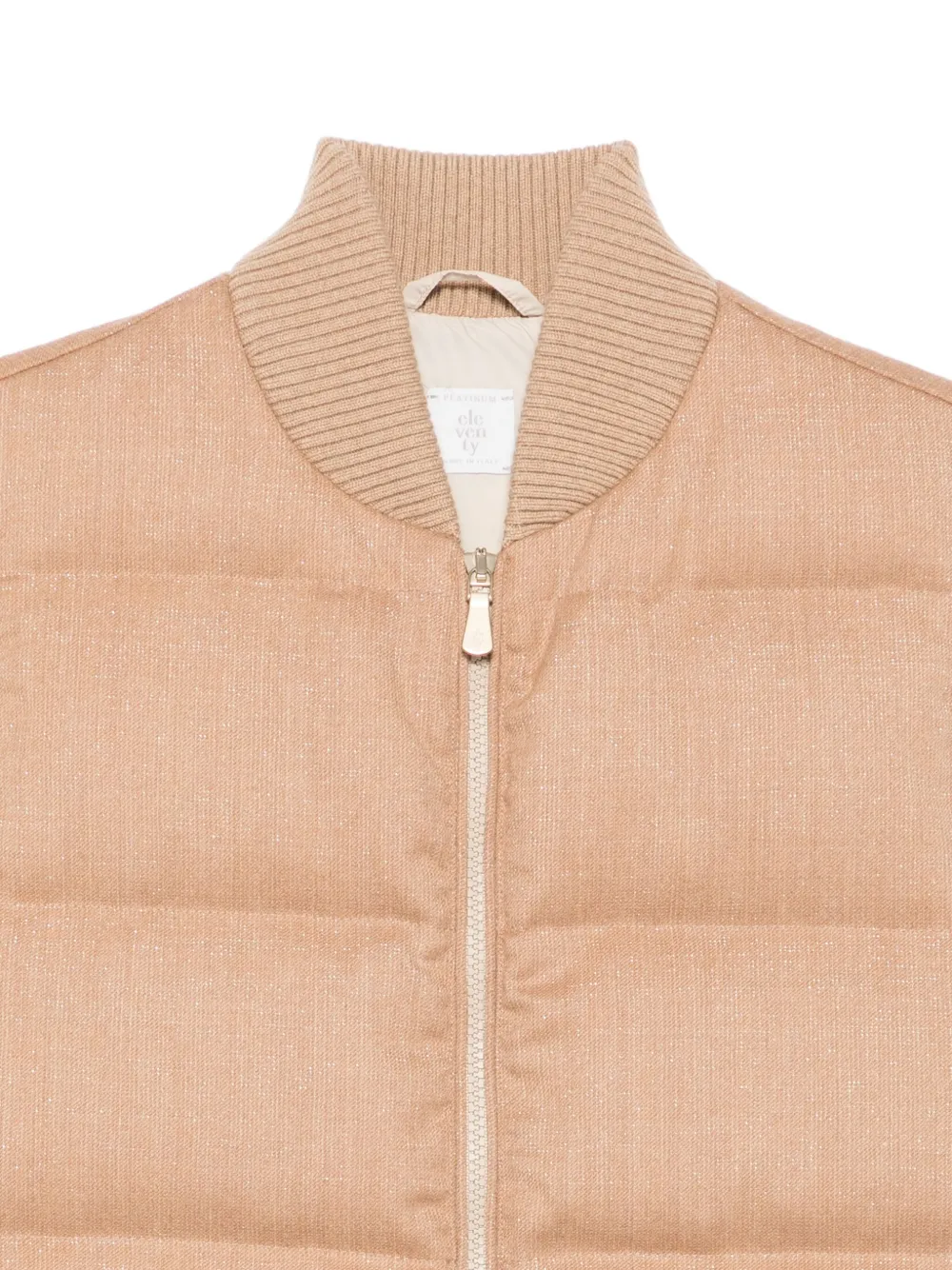 Eleventy Gewatteerde bodywarmer Beige