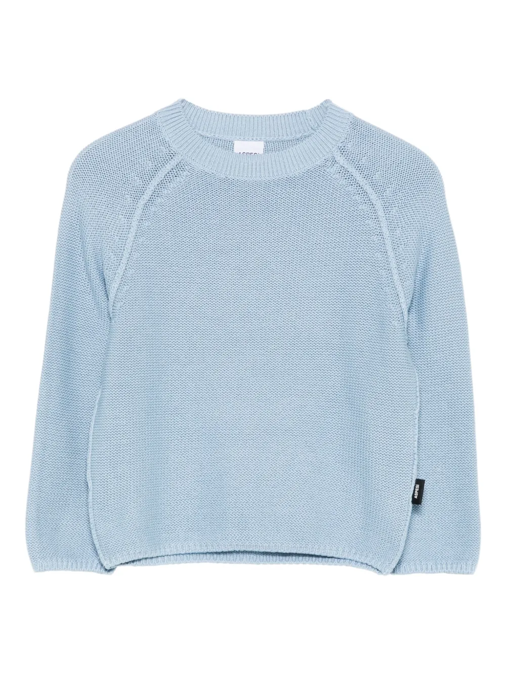 Aspesi Kids raglan-sleeve cotton sweater | Blue | Image 1