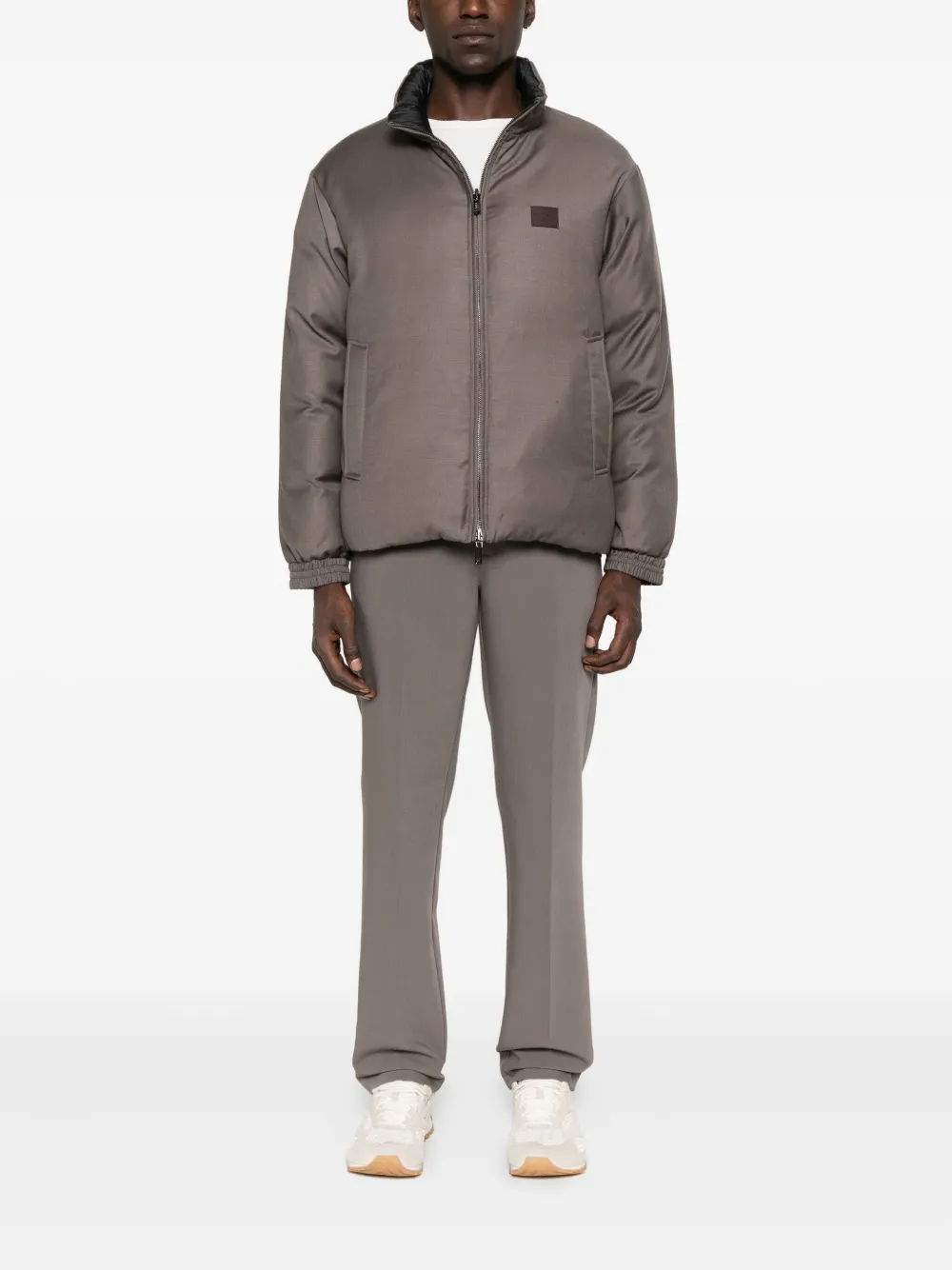 Emporio Armani logo-patch padded jacket | Down Jackets | Image 2