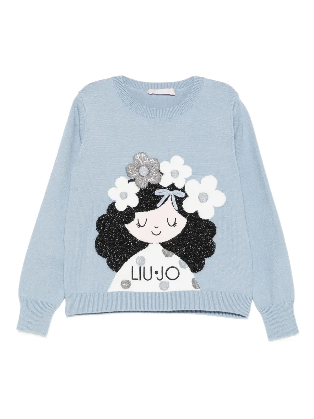 Liu Jo Kids sweat à imprimé graphique | bleu | Image 1