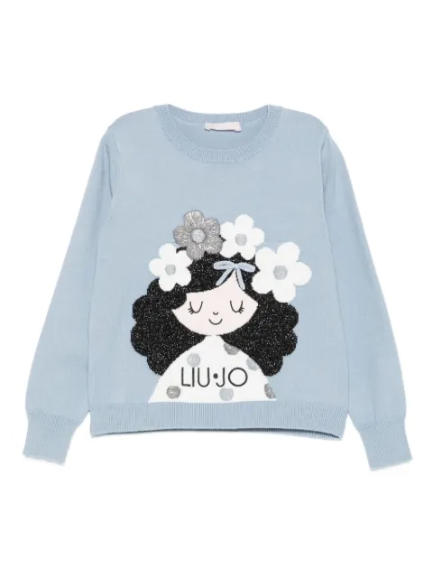 Liu Jo Kids girl-print sweatshirt