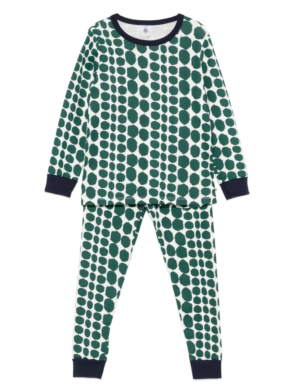 Petit Bateau spot pyjamas mask - ホワイト Petit Bateau spot pyjamas mask - ホワイト