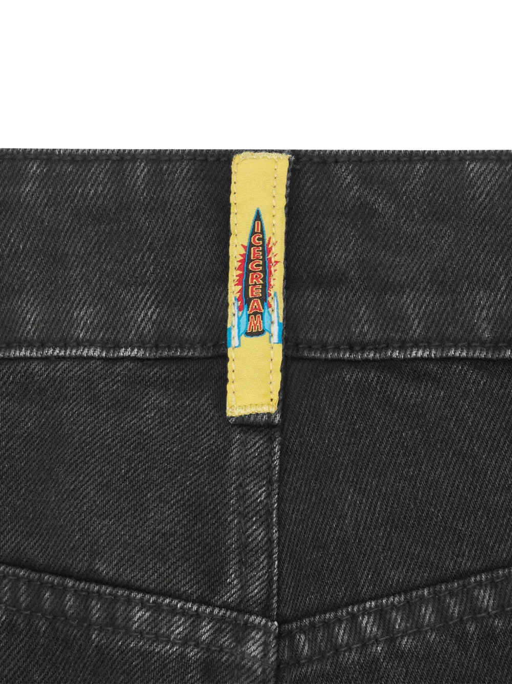 ICECREAM Running Dog jeans Zwart