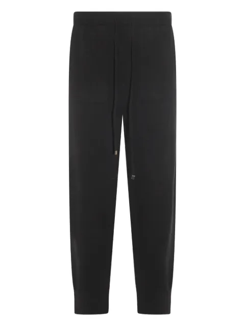 Antonelli drawstring wool-silk-cashmere blend straight trousers