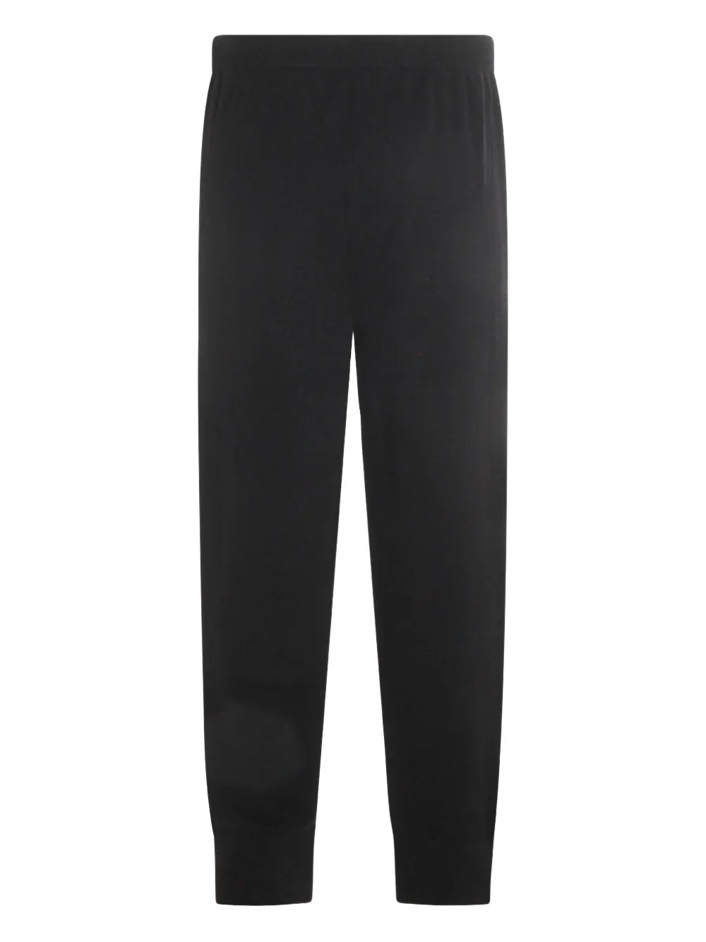 Antonelli Drawstring Wool-silk-cashmere Blend Straight Trousers In Black